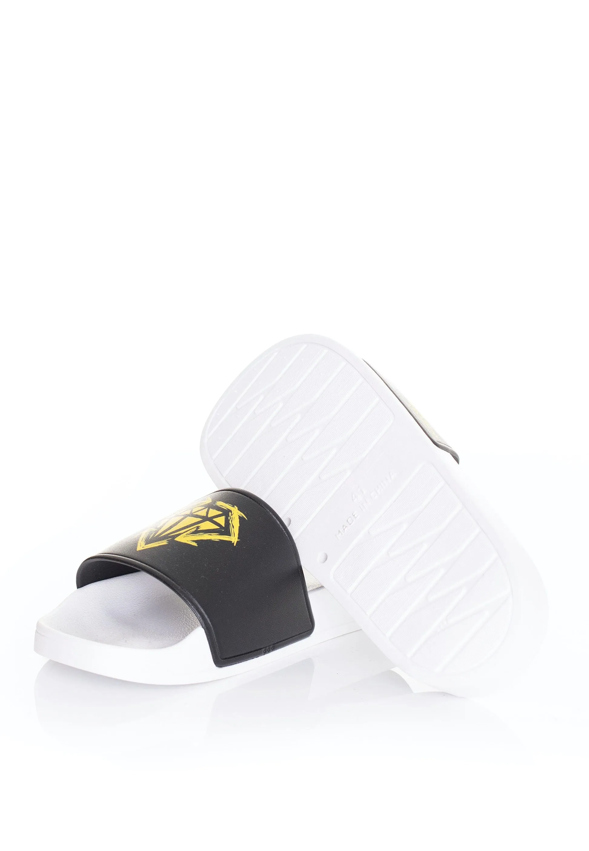 Stick To Your Guns - Diamond White/Black - Slides