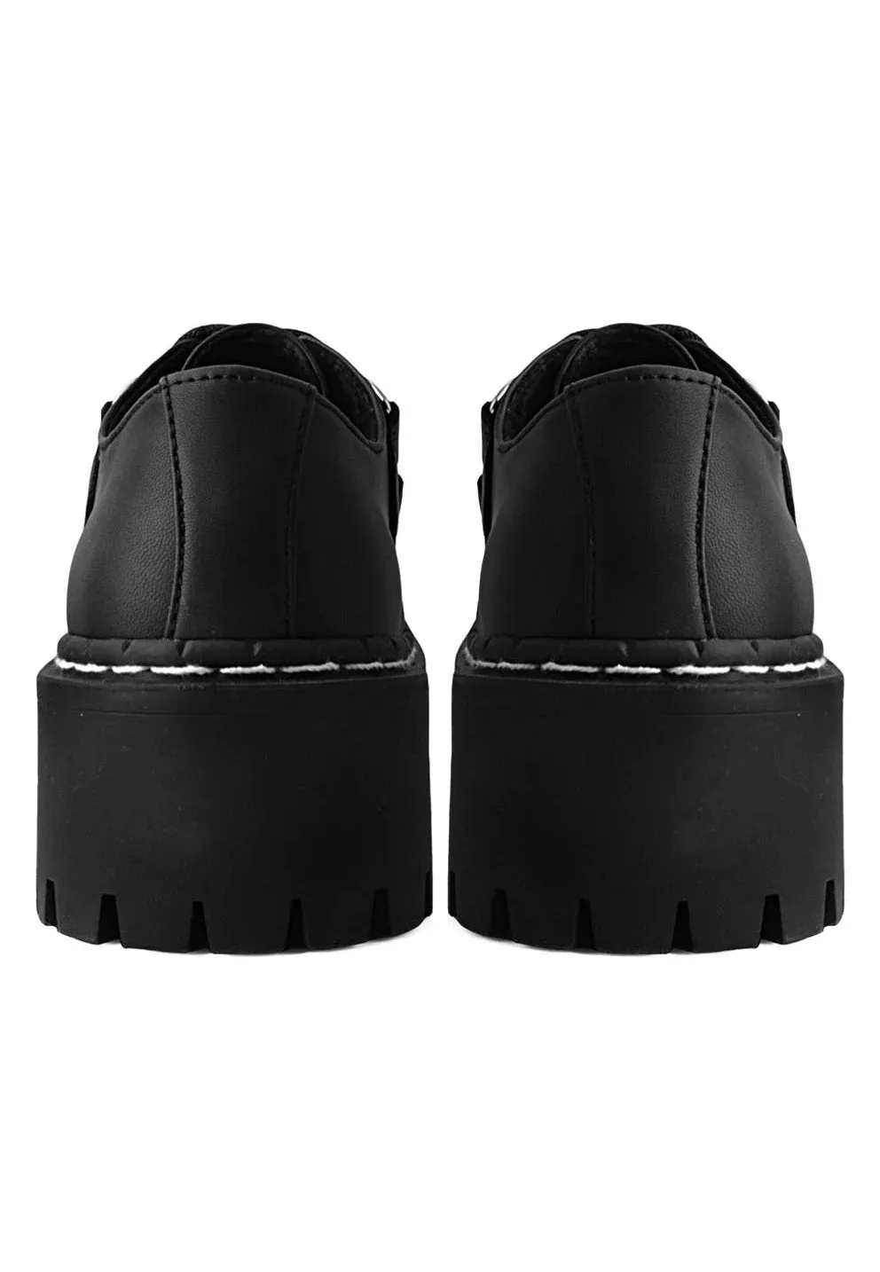 T.U.K. - Doubledecker Creeper Black Tukskin - Shoes