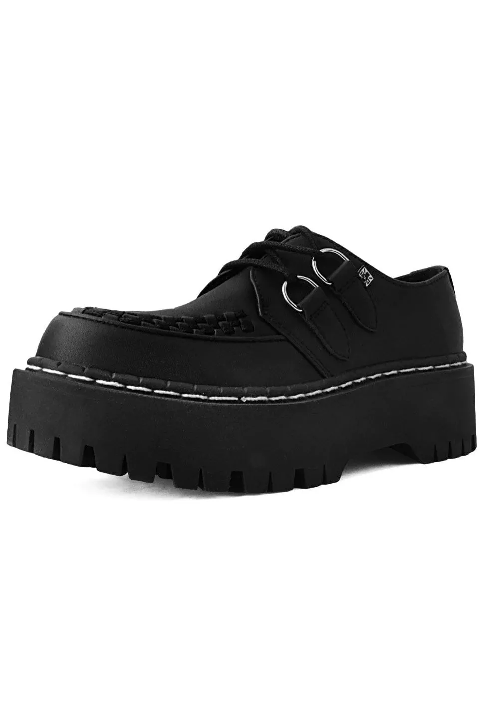 T.U.K. - Doubledecker Creeper Black Tukskin - Shoes