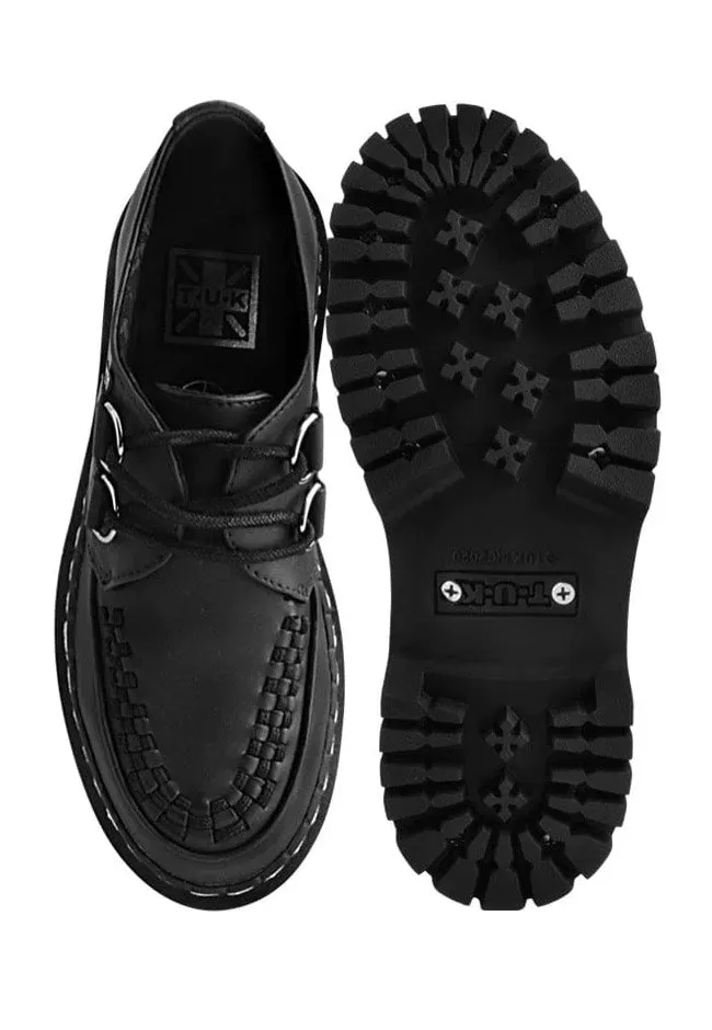 T.U.K. - Doubledecker Creeper Black Tukskin - Shoes