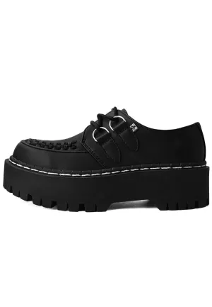 T.U.K. - Doubledecker Creeper Black Tukskin - Shoes