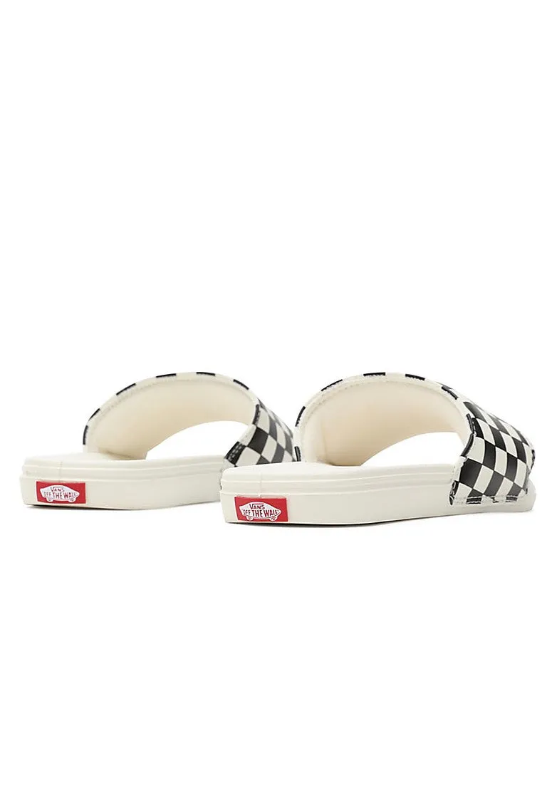 Vans - La Costa Checkerboard Black/Mars - Girl Slides