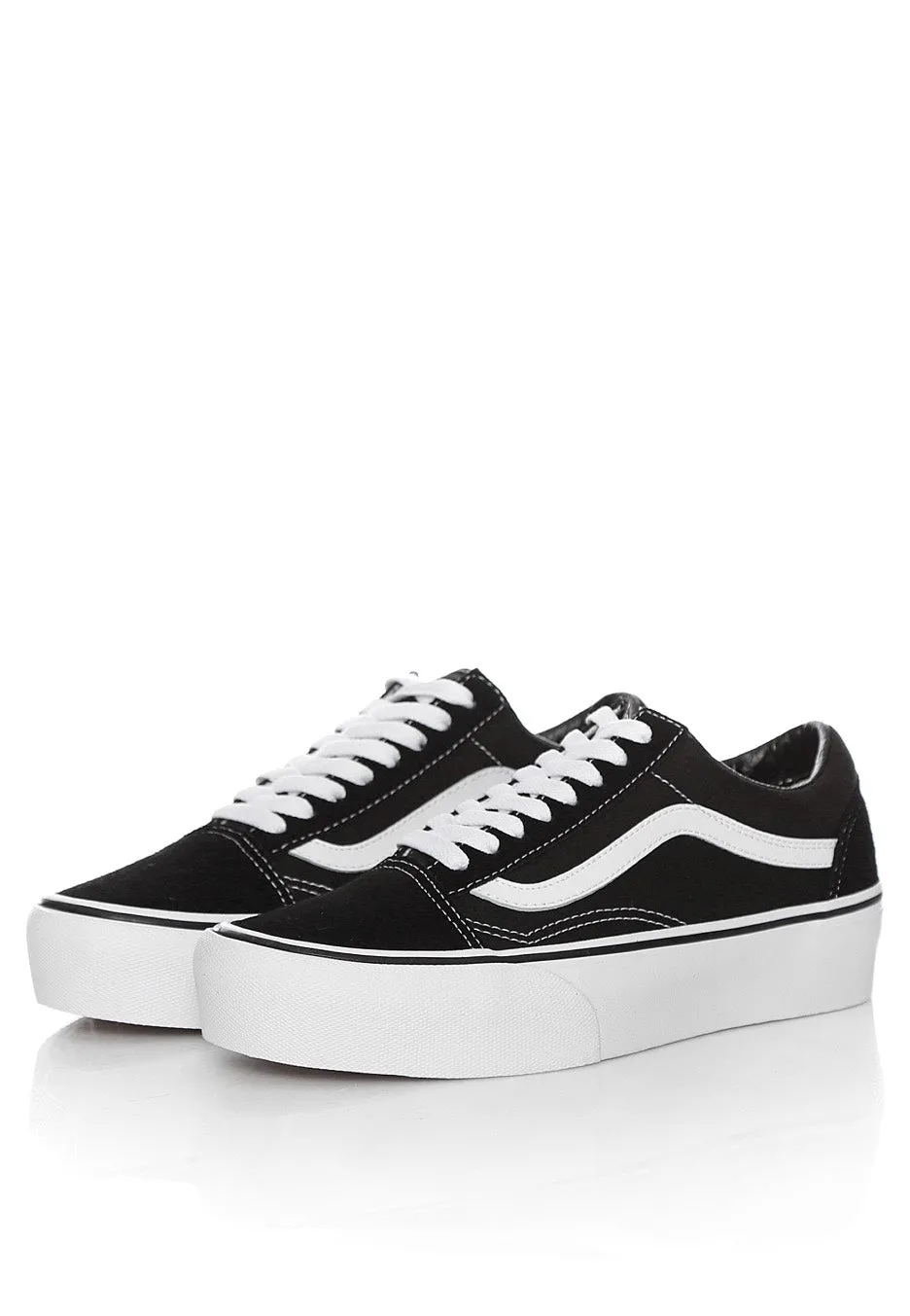 Vans - Old Skool Platform Black/White - Girl Shoes