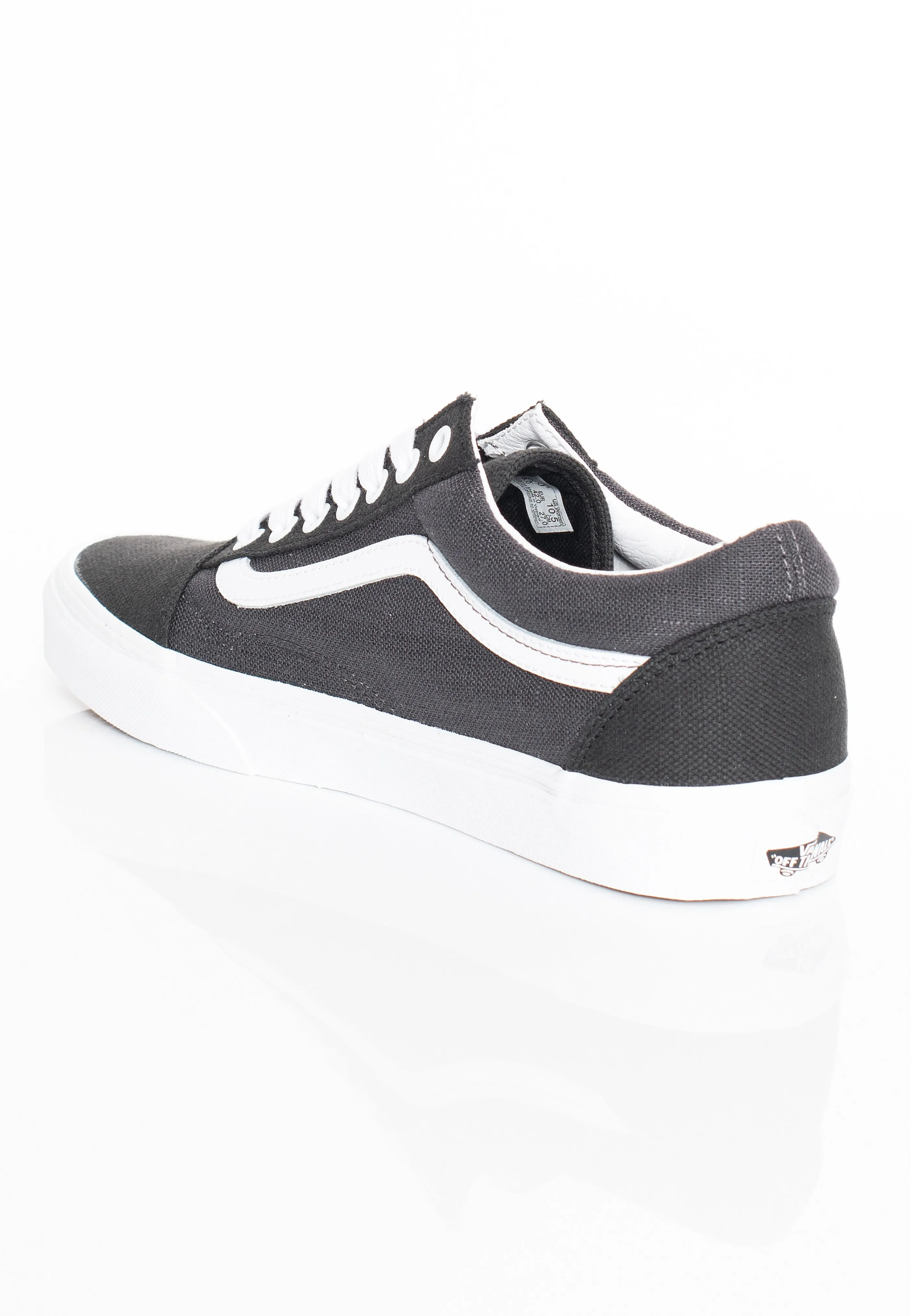 Vans - Old Skool Summer Linen Black - Shoes