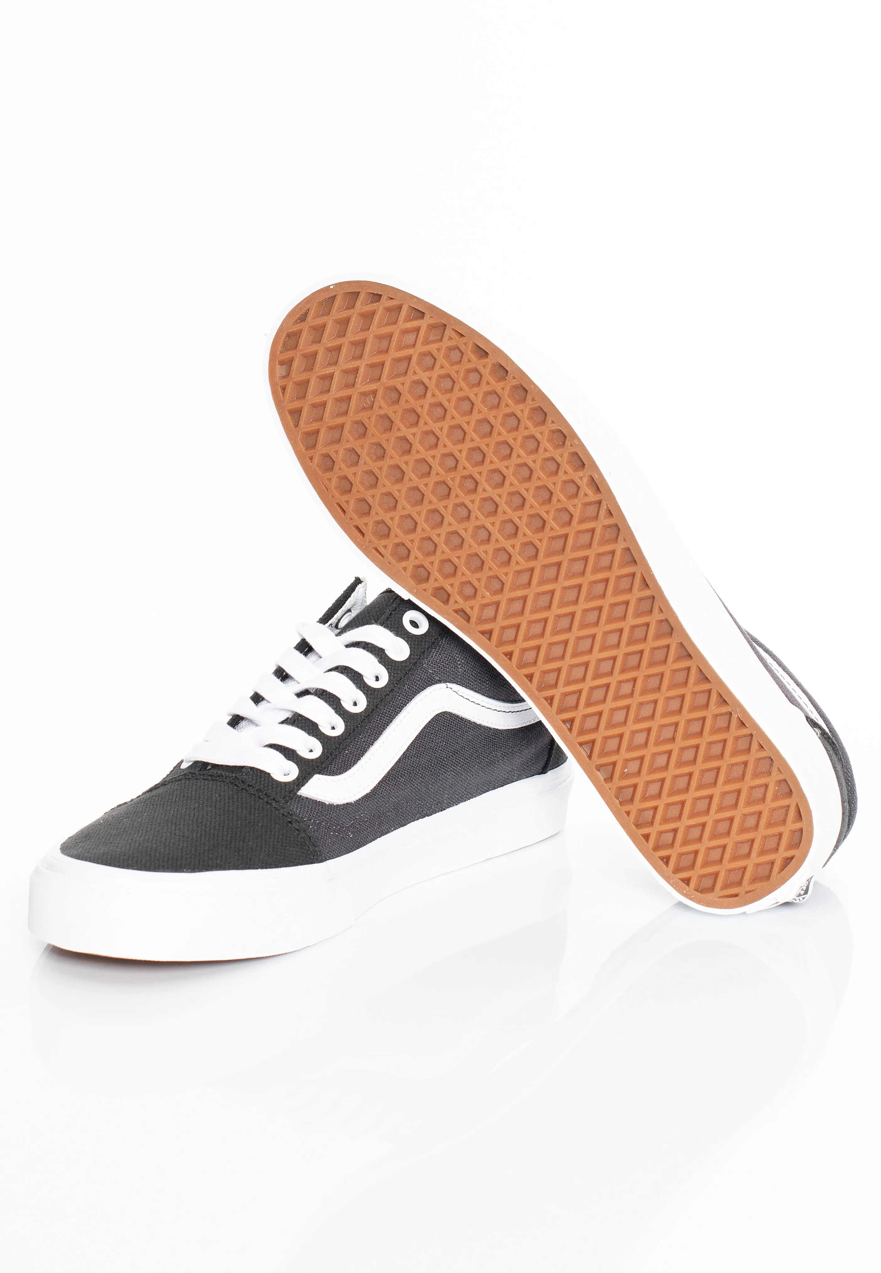 Vans - Old Skool Summer Linen Black - Shoes