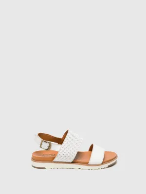 White Strappy Sandals