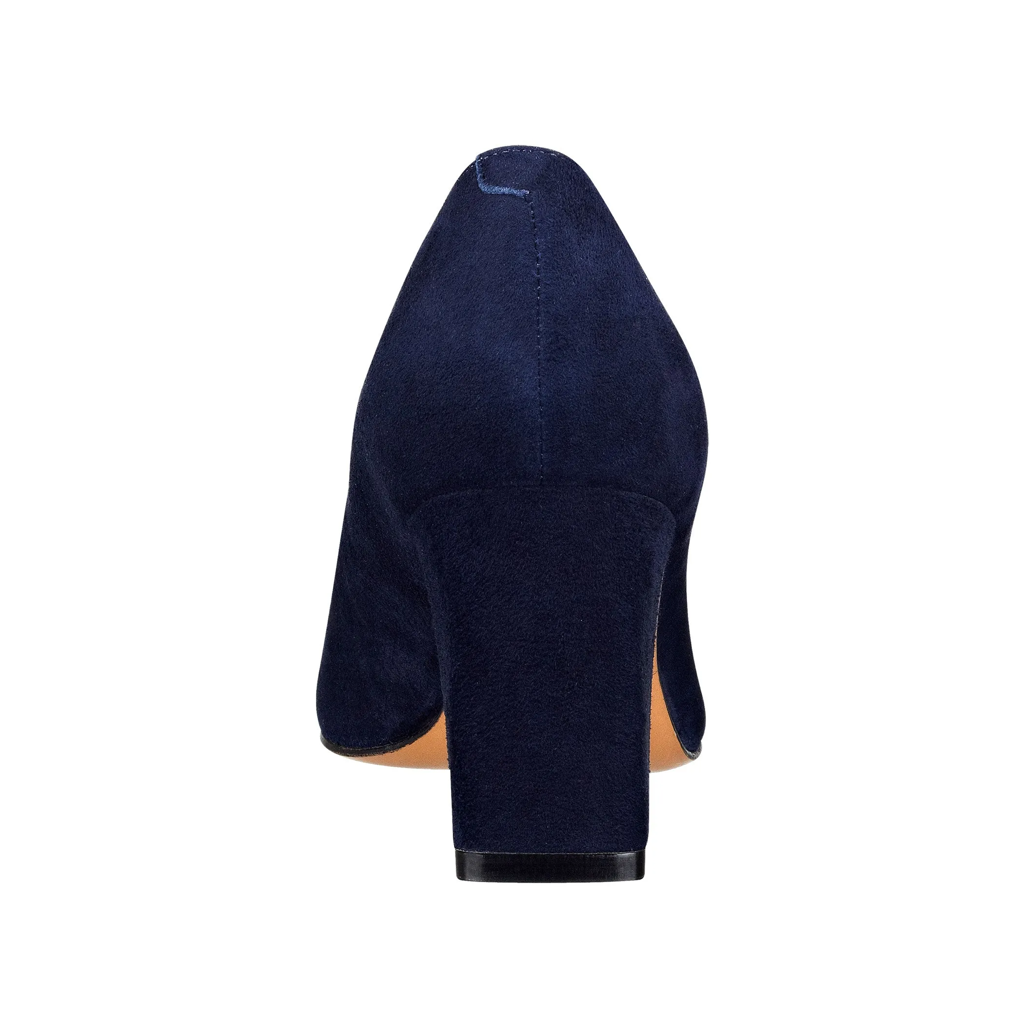 Zala Block Heel Pointy Toe Pump
