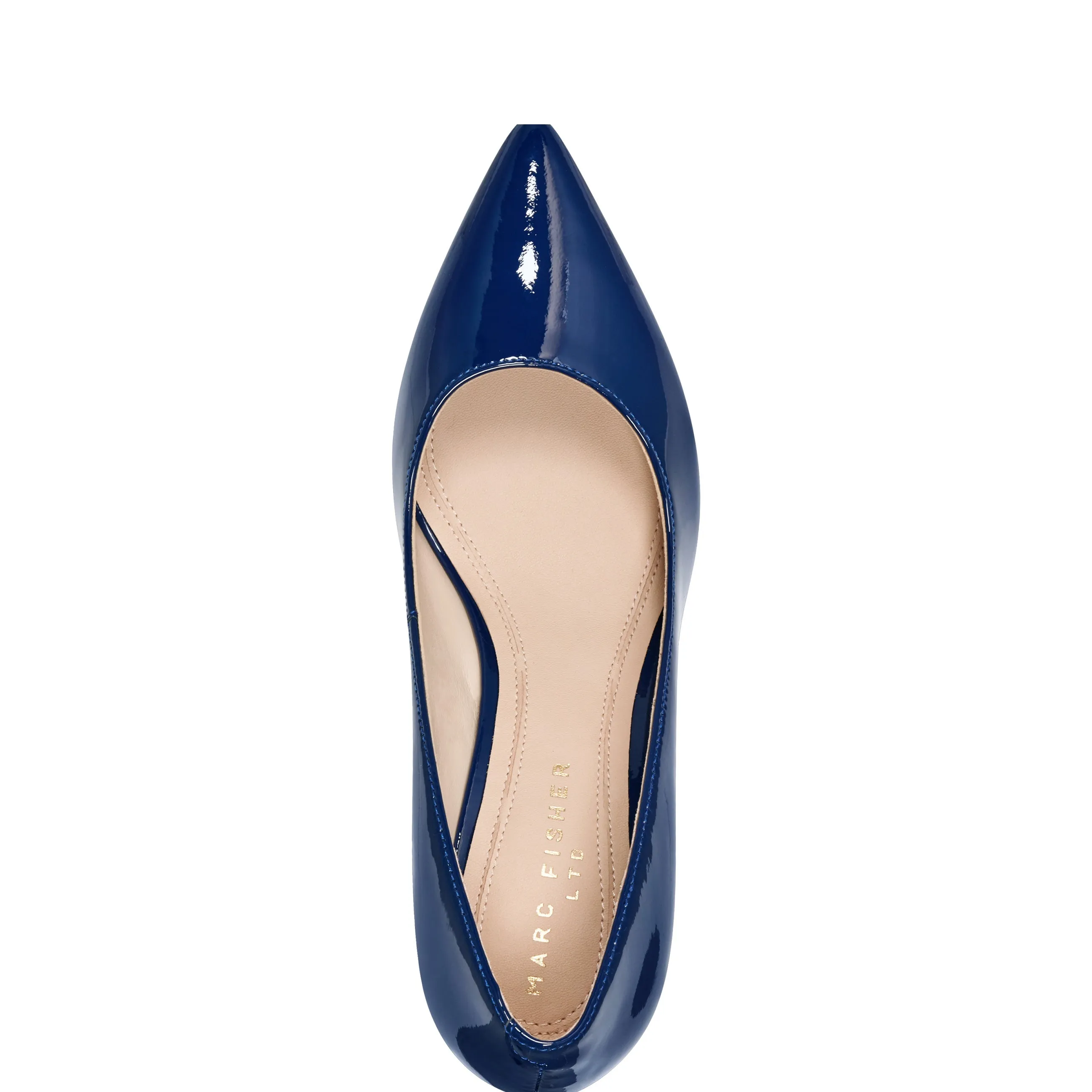 Zala Block Heel Pointy Toe Pump
