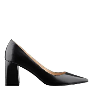 Zala Block Heel Pointy Toe Pump