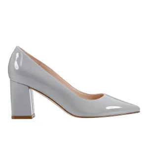 Zala Block Heel Pointy Toe Pump