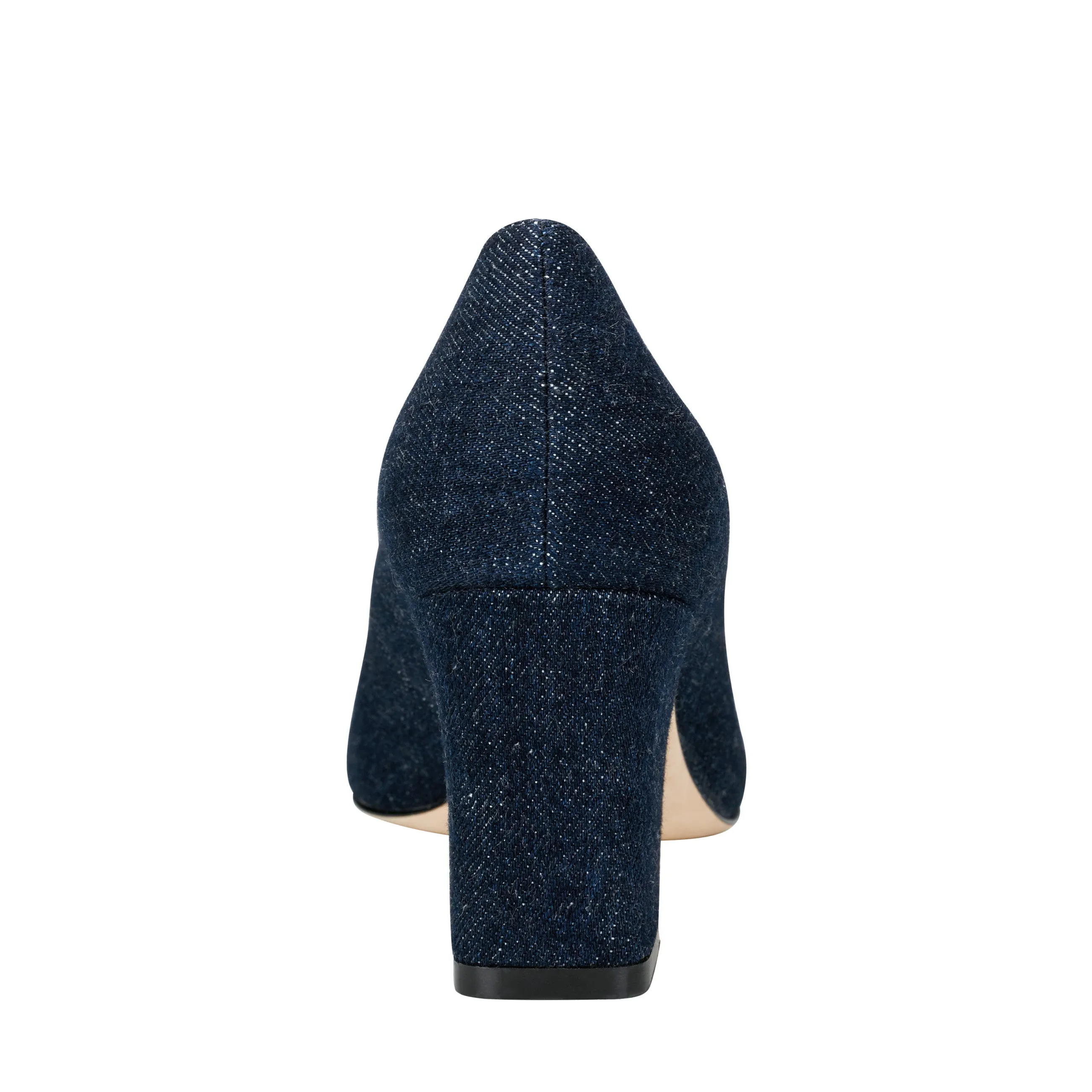Zala Block Heel Pointy Toe Pump