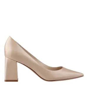 Zala Block Heel Pointy Toe Pump