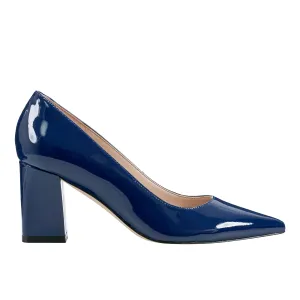 Zala Block Heel Pointy Toe Pump